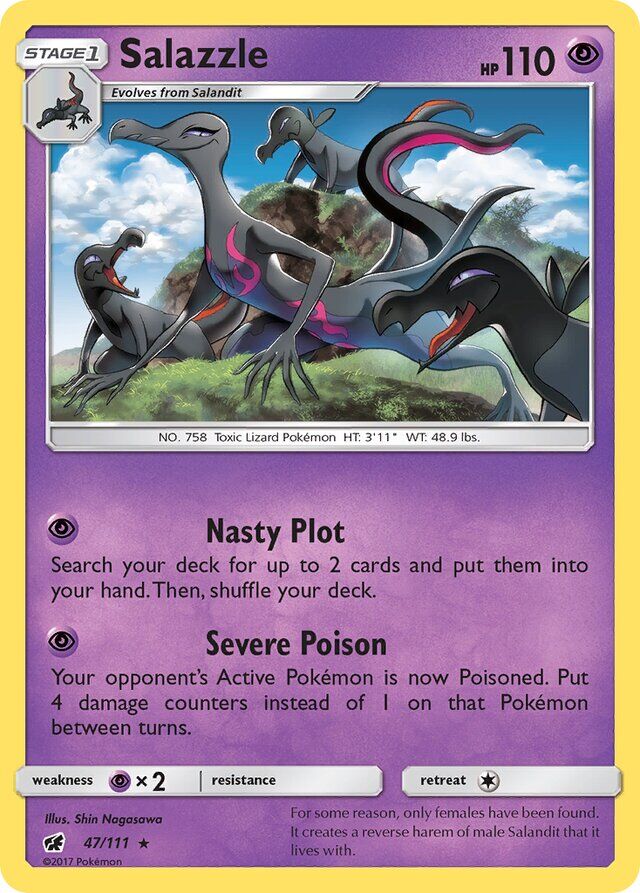 Salazzle 47/111 Holofoil/Rare