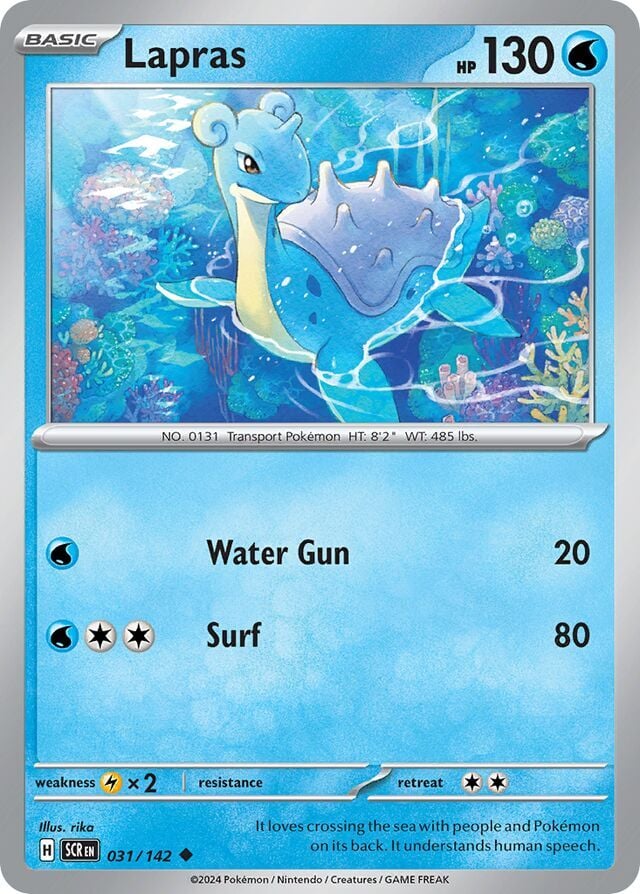 Lapras 031/142 Normal/Uncommon
