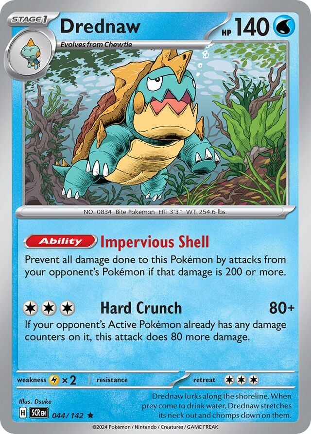 Drednaw 044/142 Holofoil/Rare