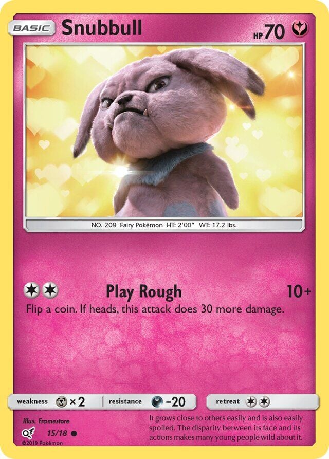 Snubbull 15/18 Holofoil/Common