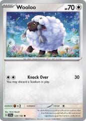 Wooloo 124/142 Reverse Holofoil/Common