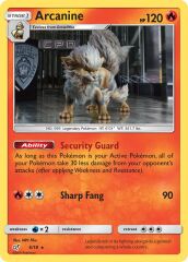 Arcanine 6/18 Holofoil/Rare