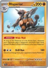 Rhyperior 076/142 Holofoil/Rare