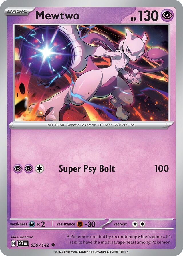 Mewtwo 059/142 Normal/Uncommon