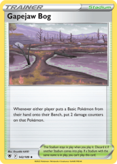 Gapejaw Bog 142/189 Reverse Holofoil/Uncommon