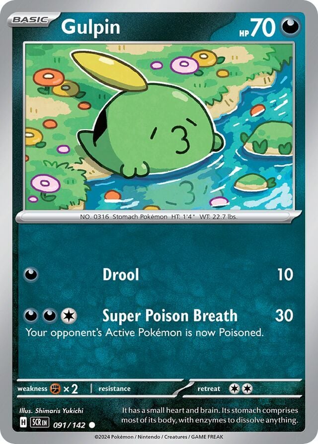 Gulpin 091/142 Reverse Holofoil/Common