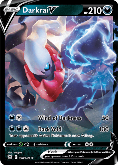 Darkrai V 098/189 Holo Rare V