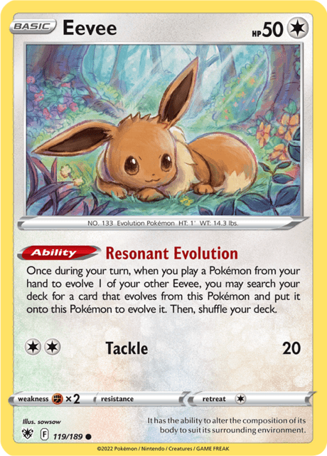 Eevee 119/189 Normal/Common