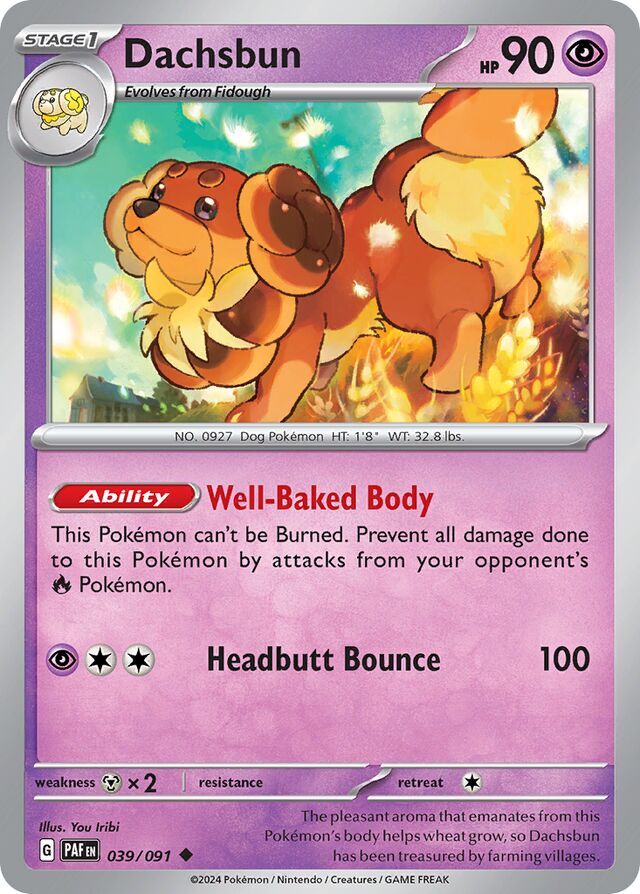 Dachsbun 039/091 Reverse Holofoil/Uncommon