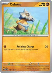 Cubone 072/142 Normal/Common