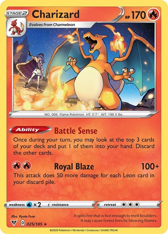 Charizard 025/185 Normal/Rare