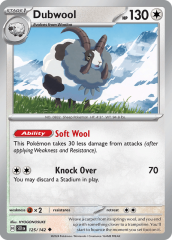 Dubwool 125/142 Normal/Uncommon