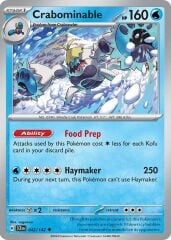 Crabominable 042/142 Reverse Holofoil/Uncommon