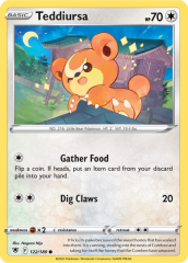 Teddiursa 122/189 Reverse Holofoil/Common