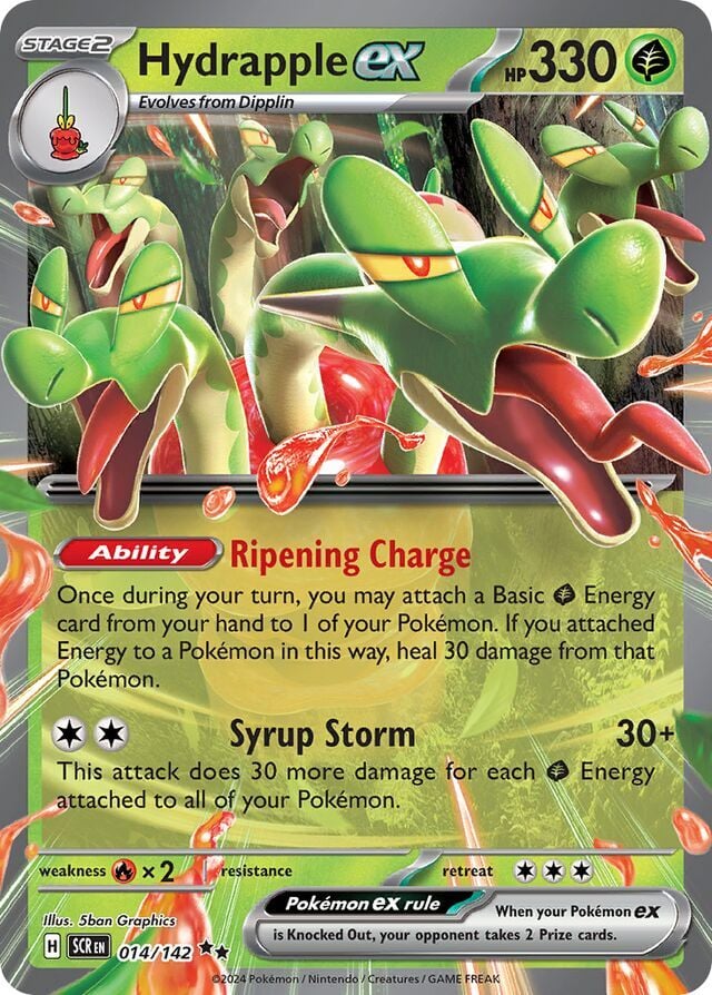 Hydrapple ex 014/142 Holofoil/Double Rare