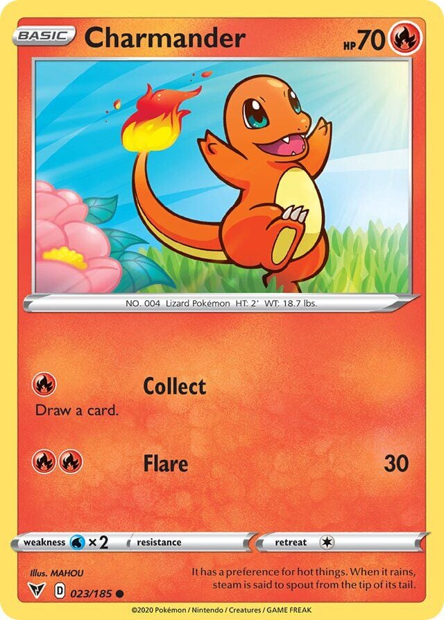 Charmander 023/185 Normal/Common