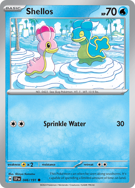 Shellos 046/191 Reverse Holofoil/Common