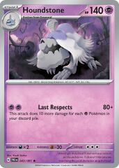 Houndstone 043/091 Holofoil/Rare