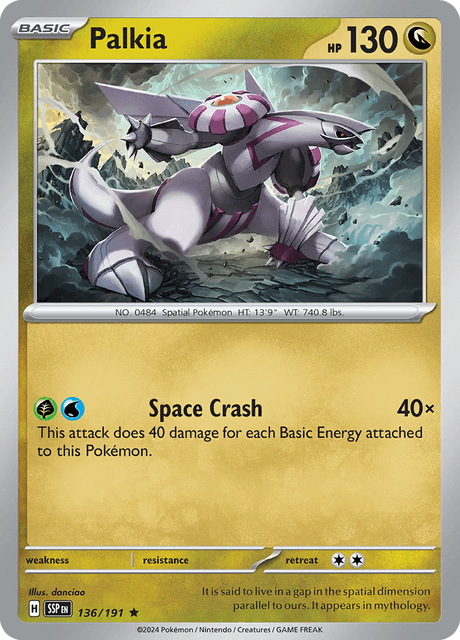 Palkia 136/191 Holofoil/Rare