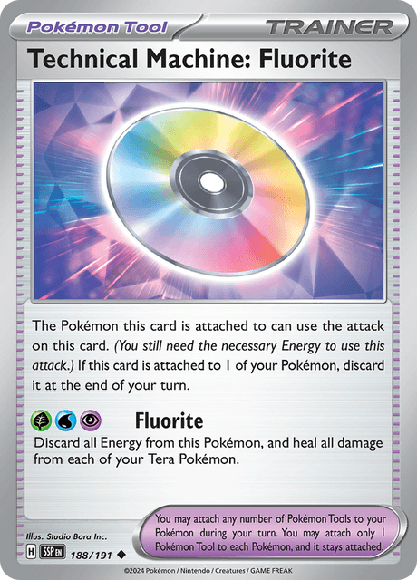 Technical Machine: Fluorite 188/191 Reverse Holofoil/Uncommon