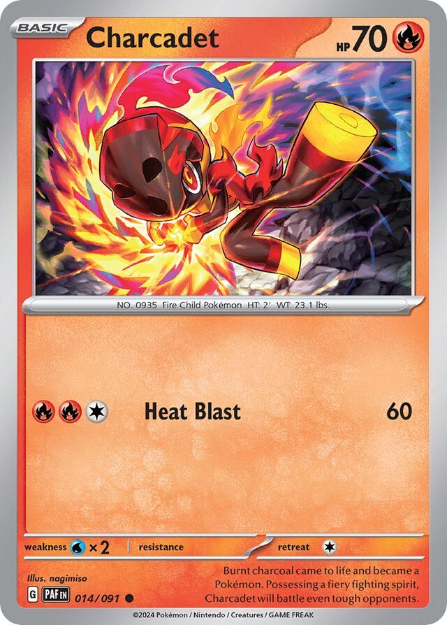 Charcadet 014/091 Reverse Holofoil/Common