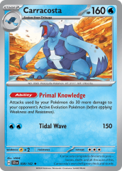 Carracosta 038/142 Holofoil/Rare