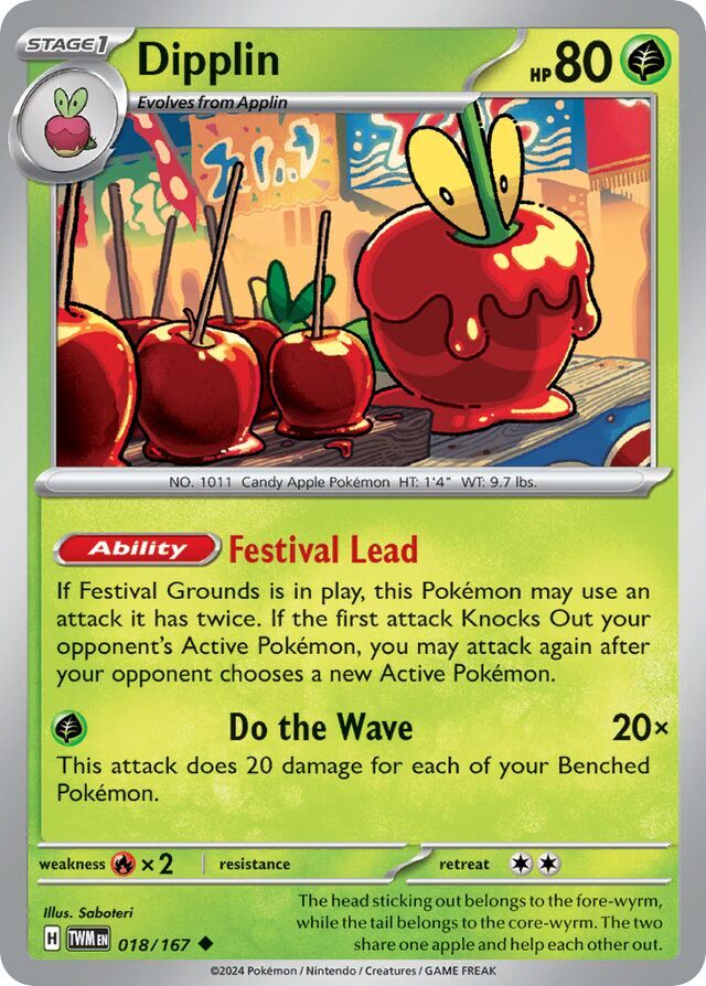 Dipplin 018/167 Reverse Holofoil/Uncommon