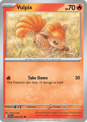 Vulpix 016/191 Reverse Holofoil/Common