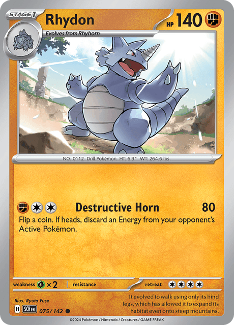 Rhydon 075/142 Normal/Common