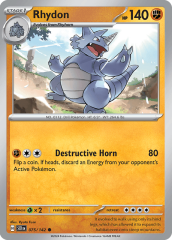 Rhydon 075/142 Normal/Common