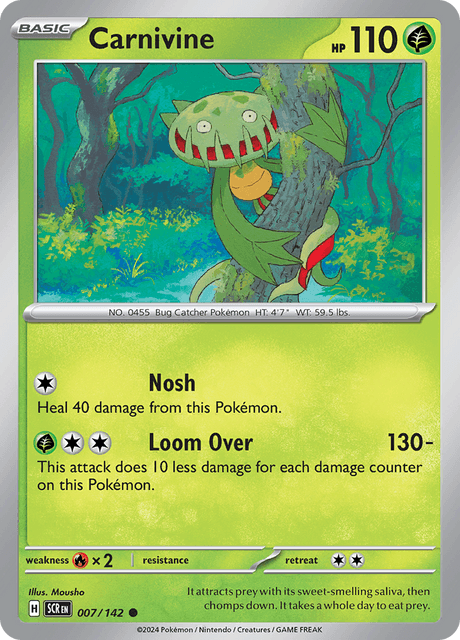 Carnivine 007/142 Reverse Holofoil/Common
