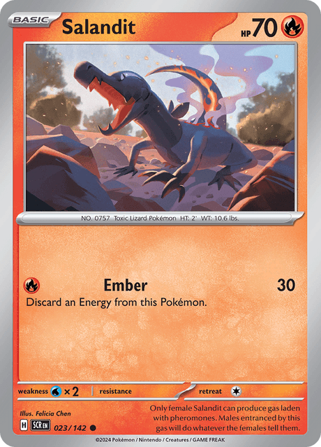 Salandit 023/142 Reverse Holofoil/Common