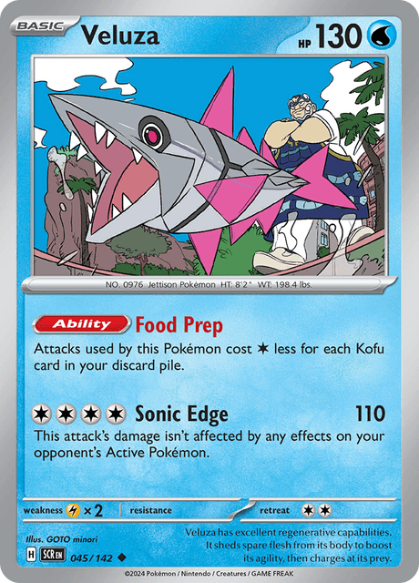 Veluza 045/142 Reverse Holofoil/Uncommon