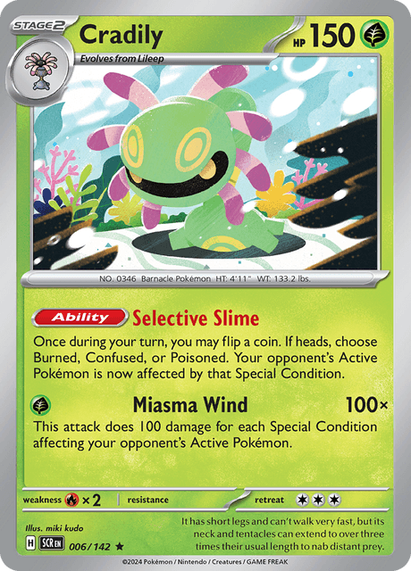 Cradily 006/142 Holofoil/Rare