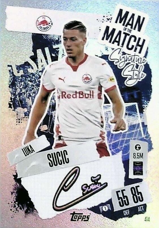 Luka Sucic #414-Man of the Match/Signature Style
