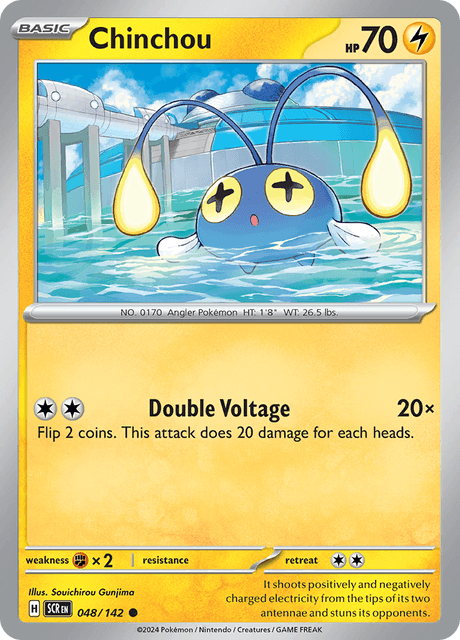 Chinchou 048/142 Reverse Holofoil/Common