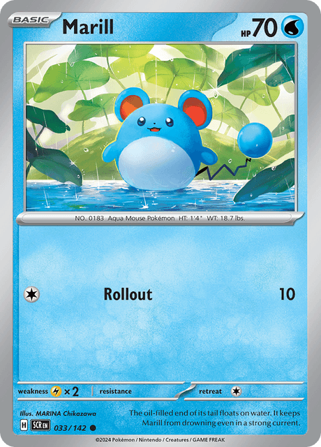 Marill 033/142 Reverse Holofoil/Common