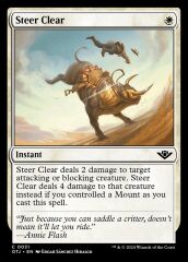 Steer Clear