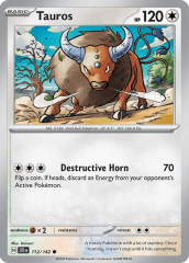 Tauros 112/142 Reverse Holofoil/Common