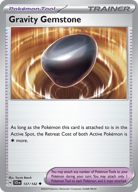 Gravity Gemstone 137/142 Reverse Holofoil/Uncommon