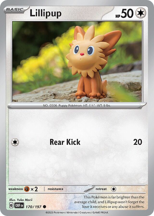 Lillipup 170/197 Reverse Holofoil/Common