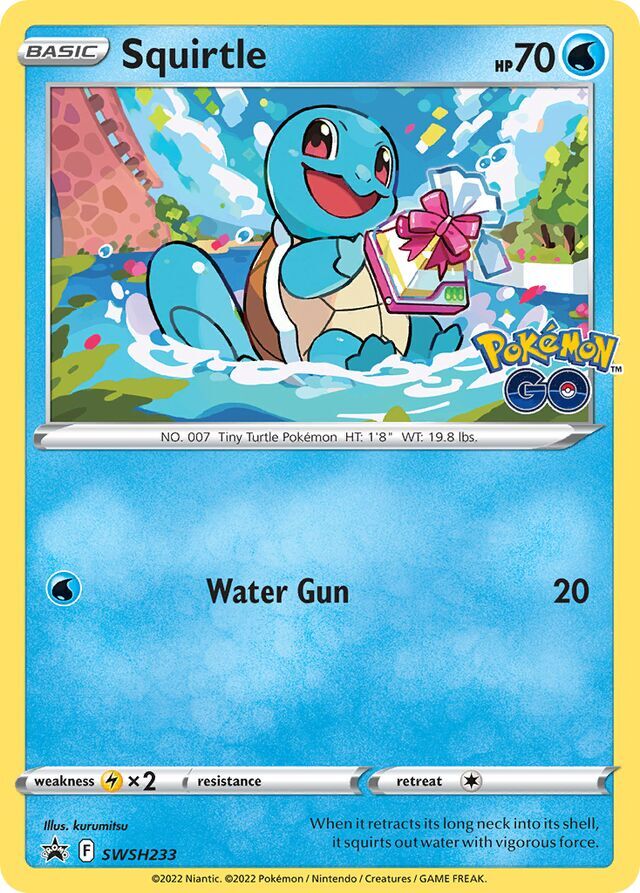 Squirtle SWSH233 Cosmos Holofoil/Promo
