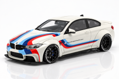 GT Spirit BMW M4 LB Works Design White with Stripes