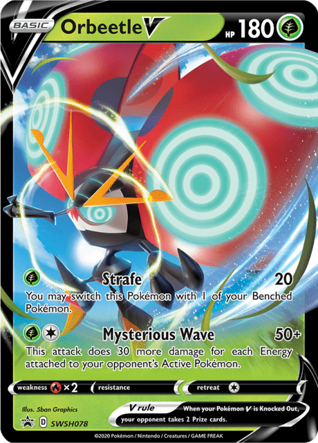 Orbeetle V SWSH078 Holofoil/Promo