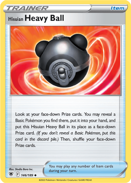 Hisuian Heavy Ball 146/189 Reverse Holofoil/Uncommon