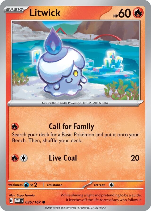 Litwick 036/167 Reverse Holofoil/Common