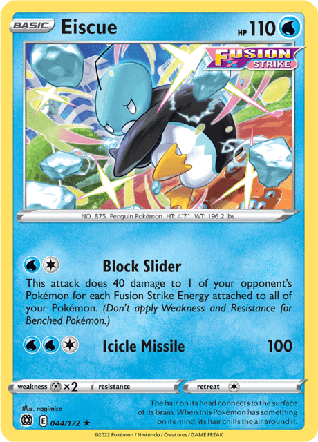 Eiscue 044/172 Reverse Holofoil/Rare