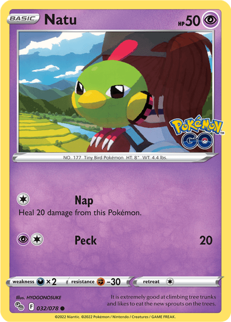 Natu 032/078 Reverse Holofoil/Common
