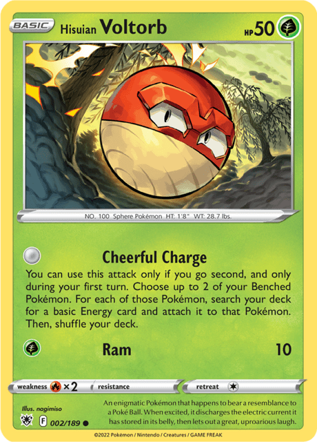 Hisuian Voltorb 002/189 Normal/Common