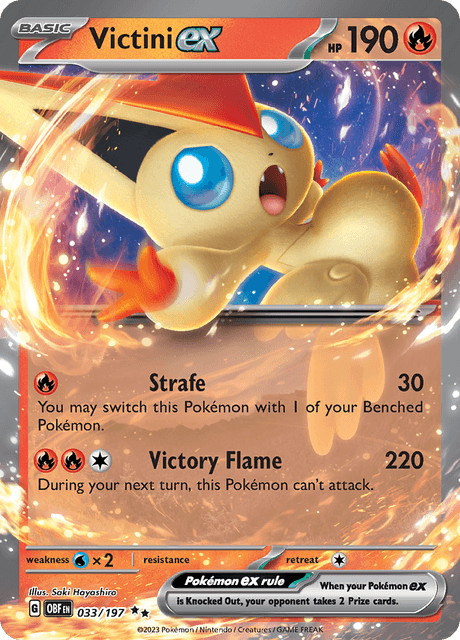 Victini ex 033/197 Holofoil/Double Rare